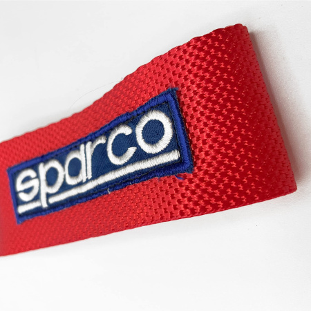 Sparco петля буксировочная, красный